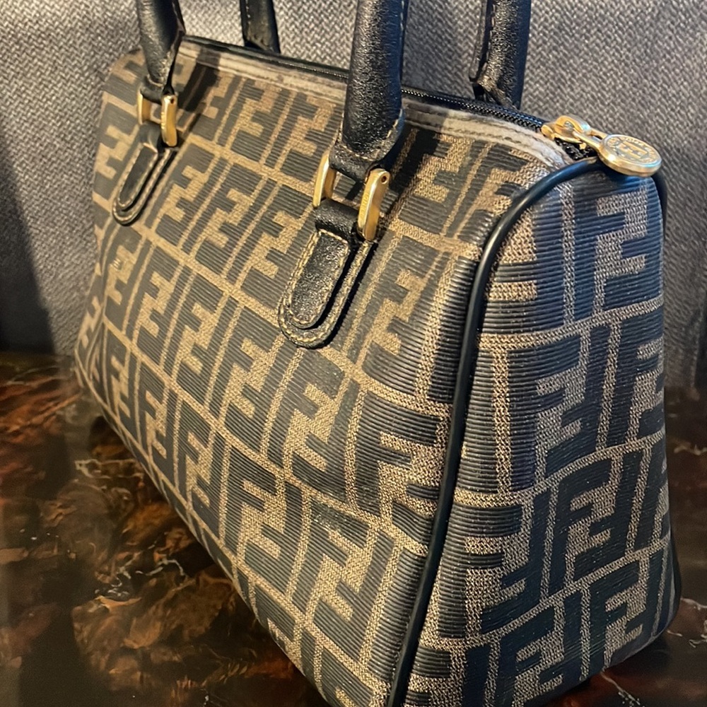 Fendi Zucca Boston Bag - Gem